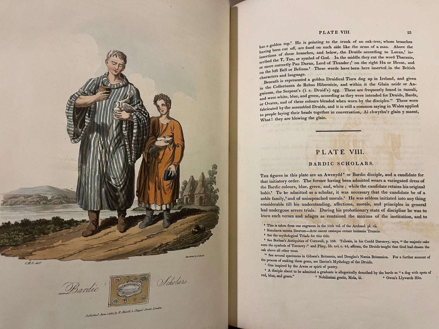 "The costume of the original inhabitants of the British Islands... London: W. Bulmer, 1815"