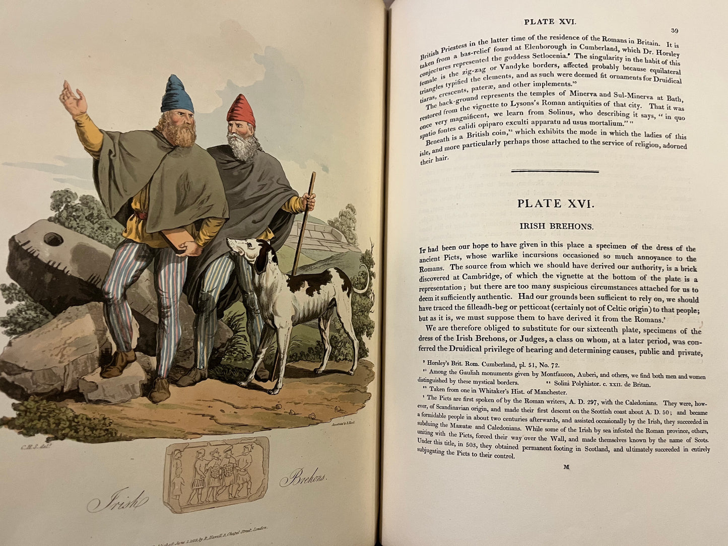 "The costume of the original inhabitants of the British Islands... London: W. Bulmer, 1815"