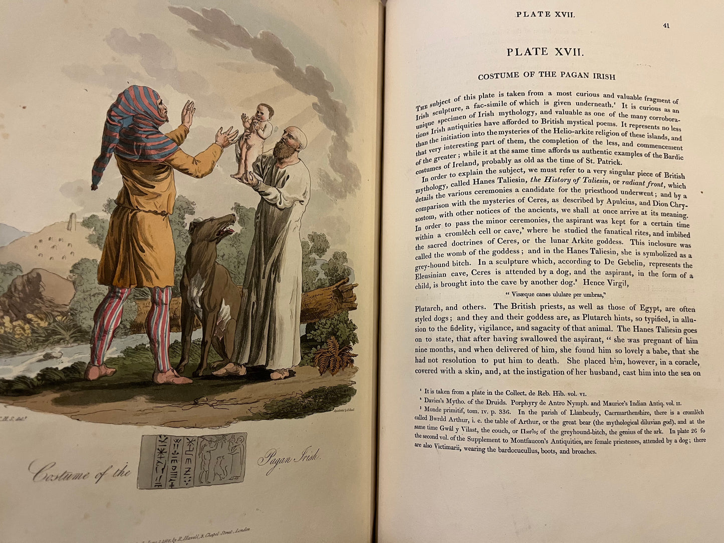 "The costume of the original inhabitants of the British Islands... London: W. Bulmer, 1815"