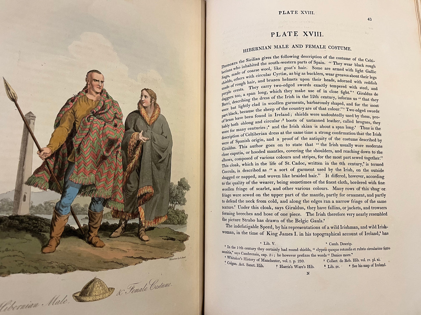 "The costume of the original inhabitants of the British Islands... London: W. Bulmer, 1815"