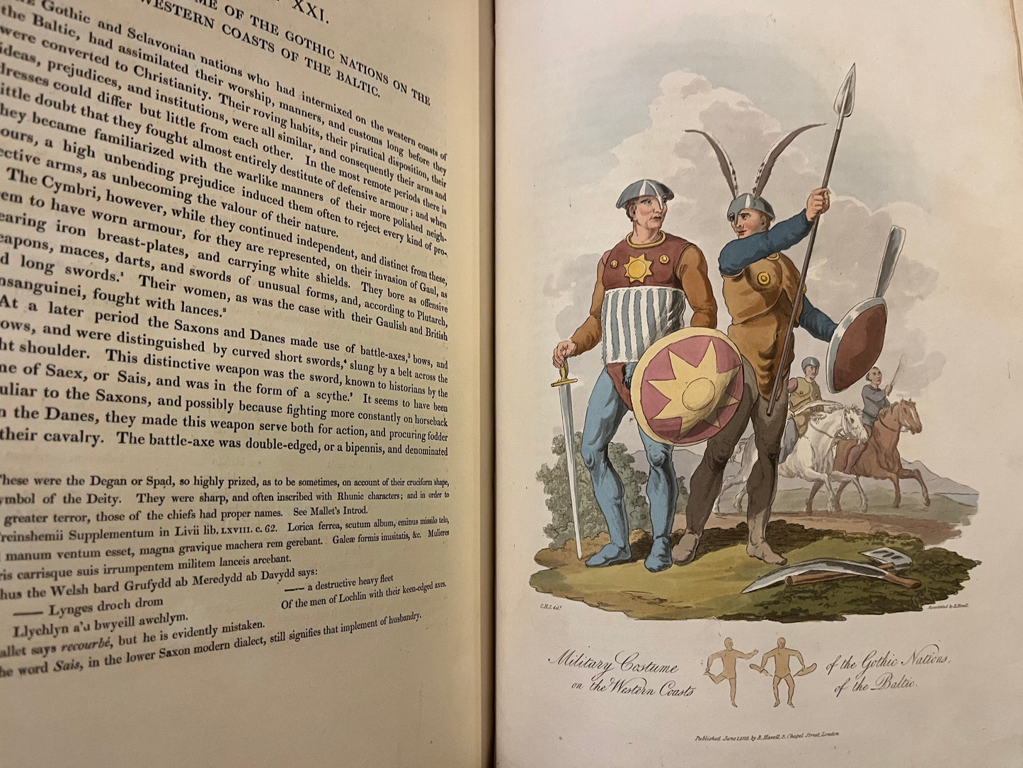"The costume of the original inhabitants of the British Islands... London: W. Bulmer, 1815"