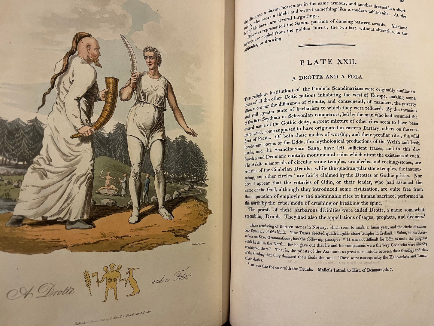 "The costume of the original inhabitants of the British Islands... London: W. Bulmer, 1815"