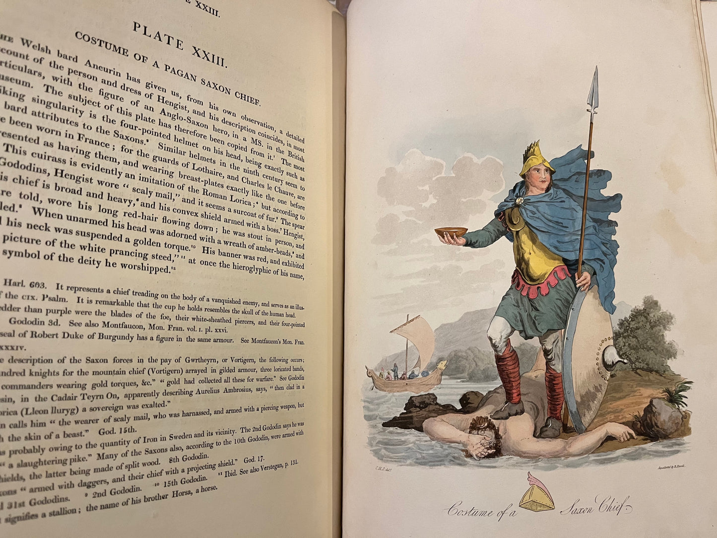 "The costume of the original inhabitants of the British Islands... London: W. Bulmer, 1815"