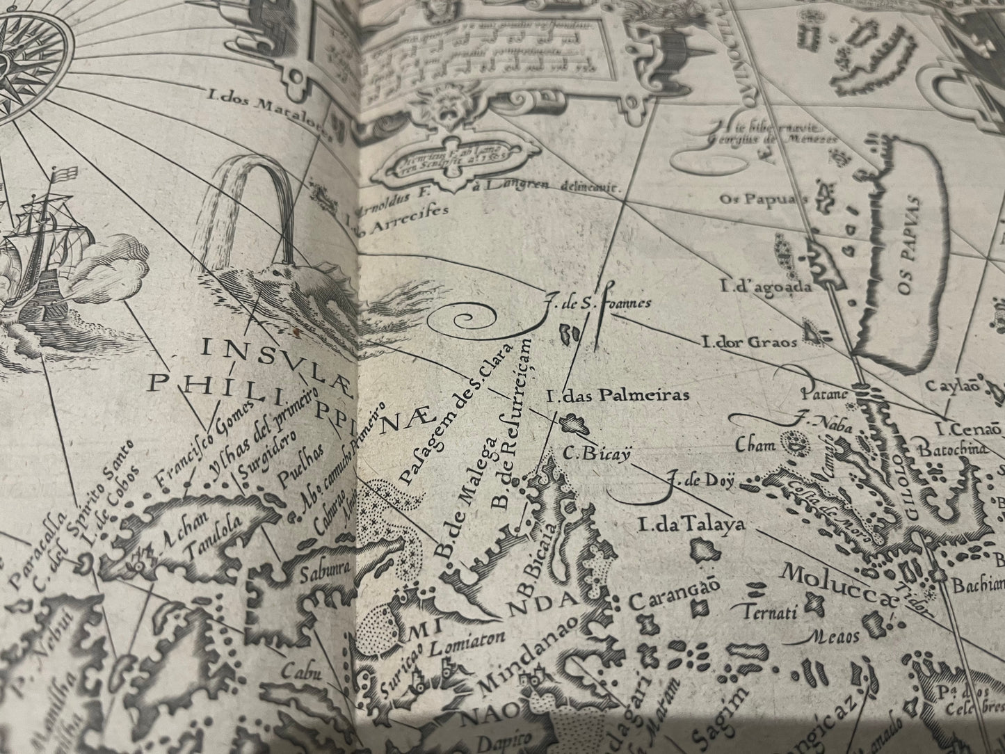 Linschoten - 1596 - "Exacta & Accurata Delineatio cum Orarum Maritimarum tum etjam locorum terrestrium quae in Regionibus China, Cauchinchina, Camboja sive Champa, Syao, Malacca, Arracan & Pegu..."