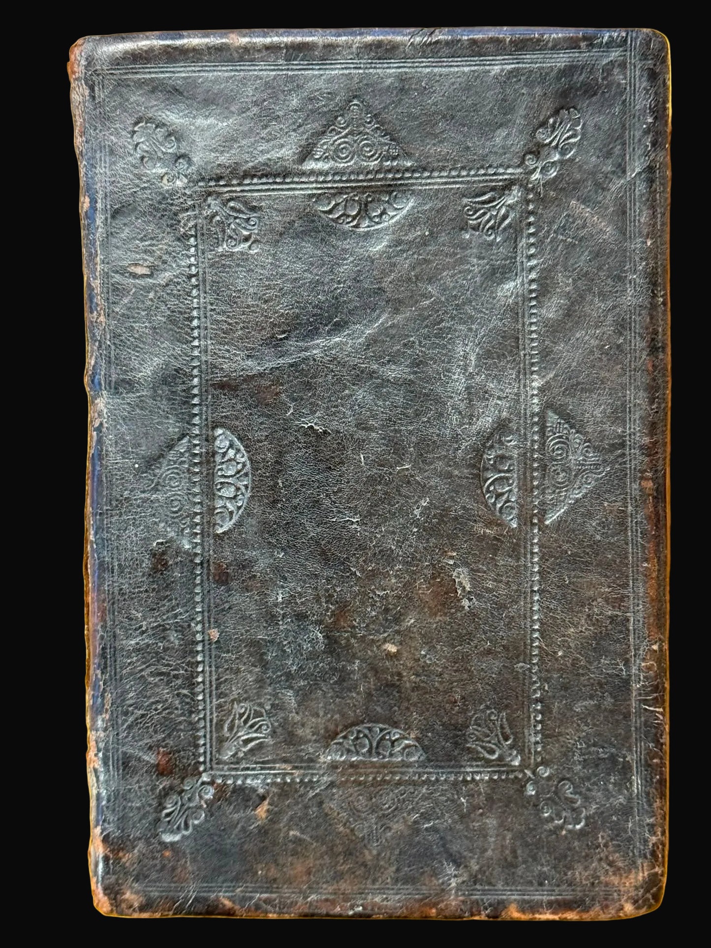Early English Almanac with Zodiac man - “A Concordancy of Yeares” - Arthur Hopton - Sombre Binding - Published in London in 1615.