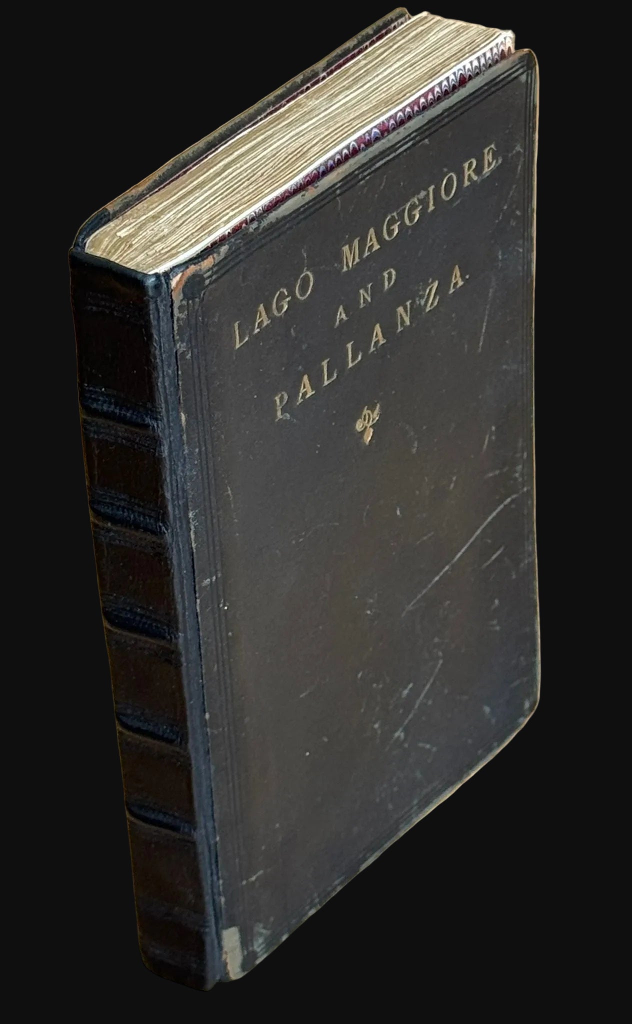 "Sketches of Lago Maggiore and Pallanza" - 1879 - Bound with 17 accomplished watercolours of the Italian lakes by a woman traveller and accompanied by a letter from Queen Victoria's Private secretary
