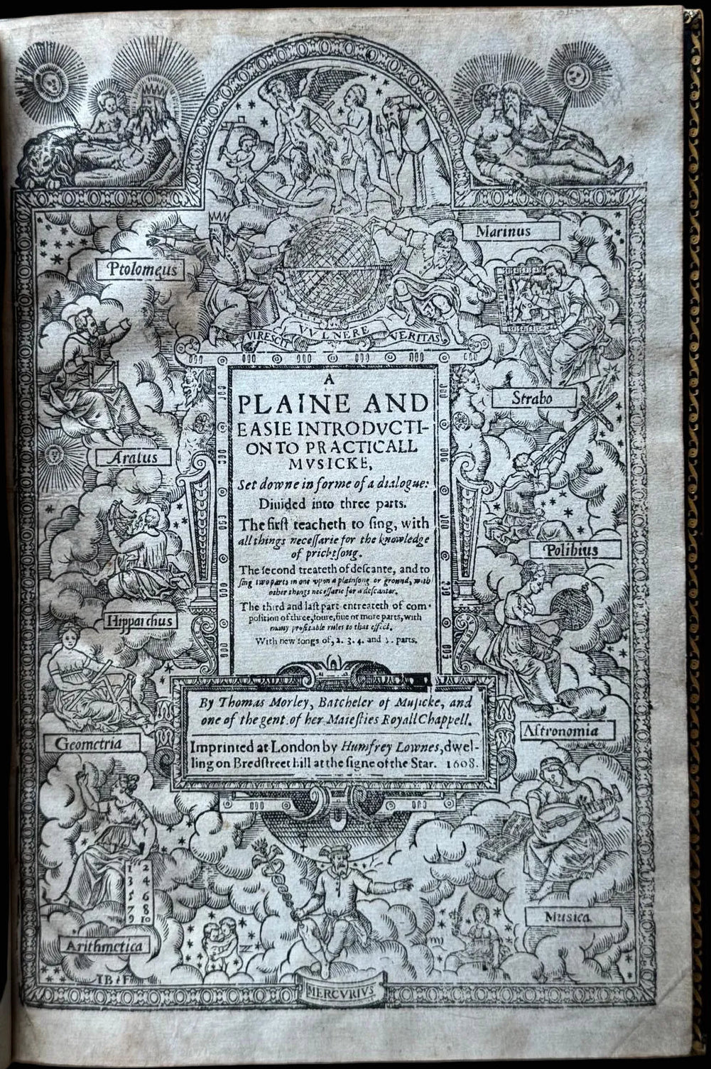 "A Plaine and Easie Introduction to Practicall Musicke" - Thomas Morley 1608