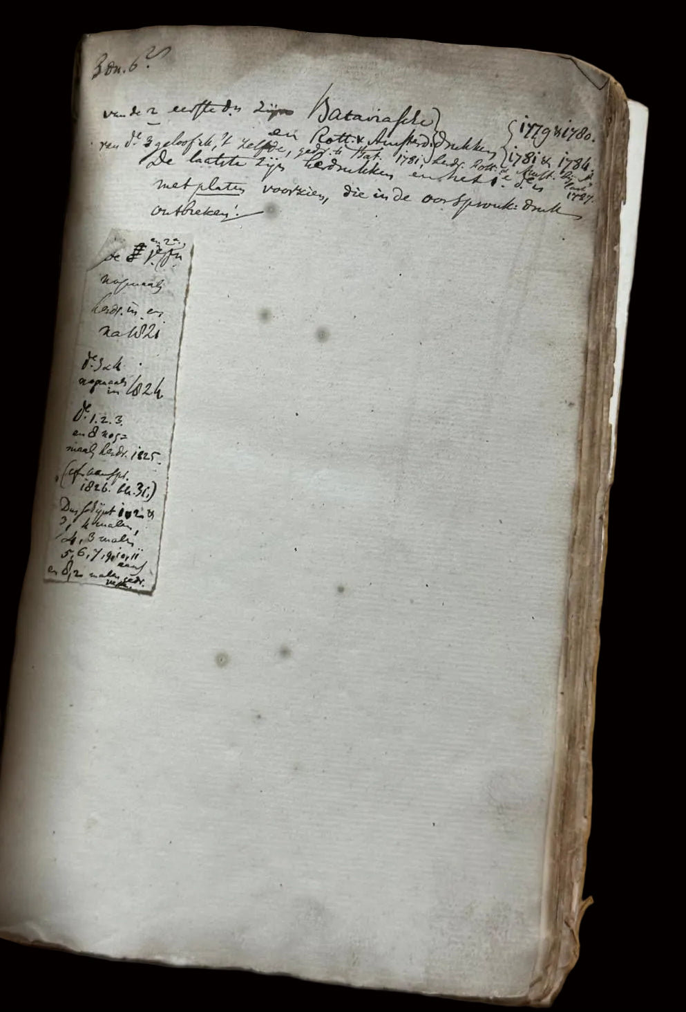 The First Modern Scientific Journal Printed in Asia - Batavia (Jakarta) 1779 - "Verhandelingen van het Bataviaasch Genootschap der Konsten en Wetenschappen"