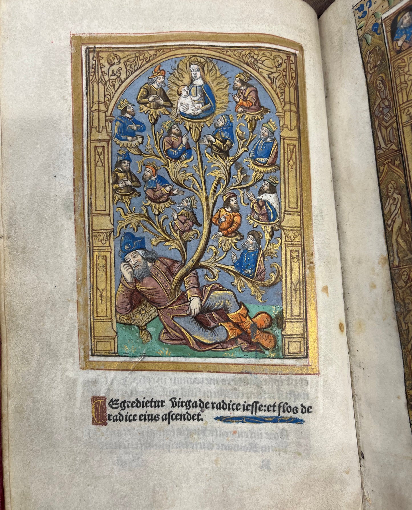 "Heures a l'usaige de Rome" 1503 Parisian Book of Hours Printed on Vellum by Gilles Hardouyn and lavishly hand illuminated