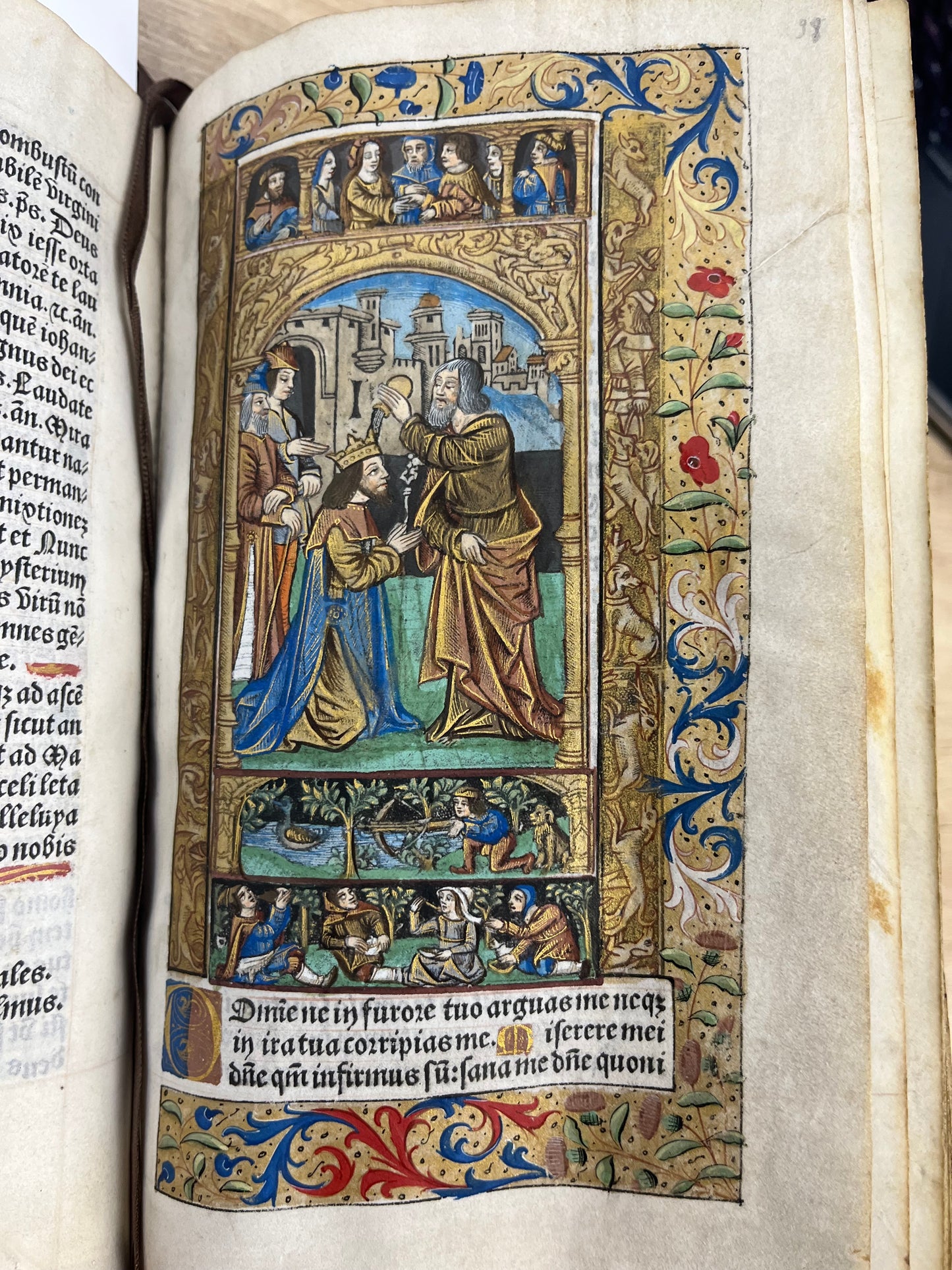 "Heures a l'usaige de Rome" 1503 Parisian Book of Hours Printed on Vellum by Gilles Hardouyn and lavishly hand illuminated