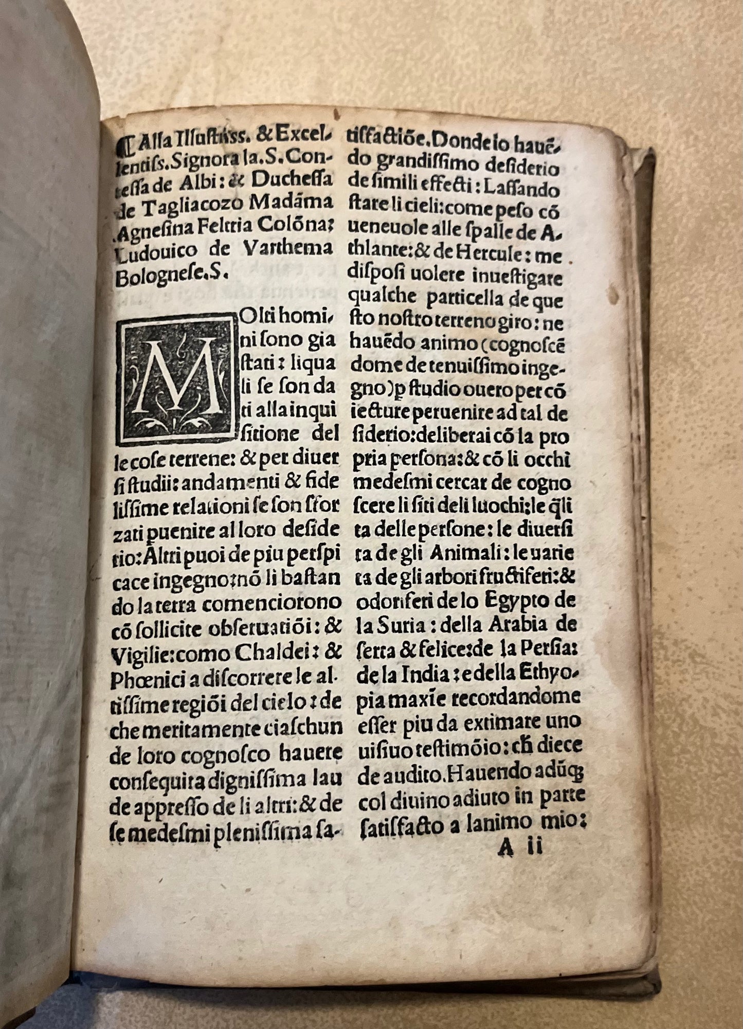"Itinerario de Ludovico de Varthema Bolognese" - Mecca / Middle East - Venice - 1518