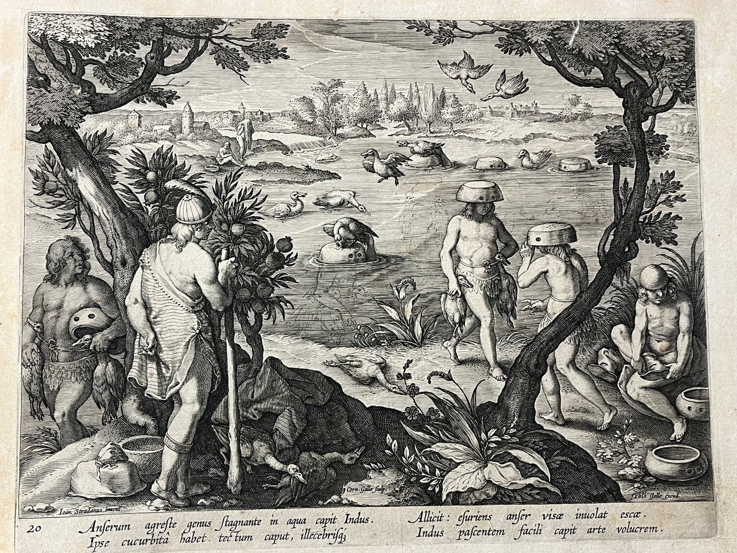 Stradanus/Galle -  "Venationes ferarum, avium, piscium" - album of 51 prints - c1600