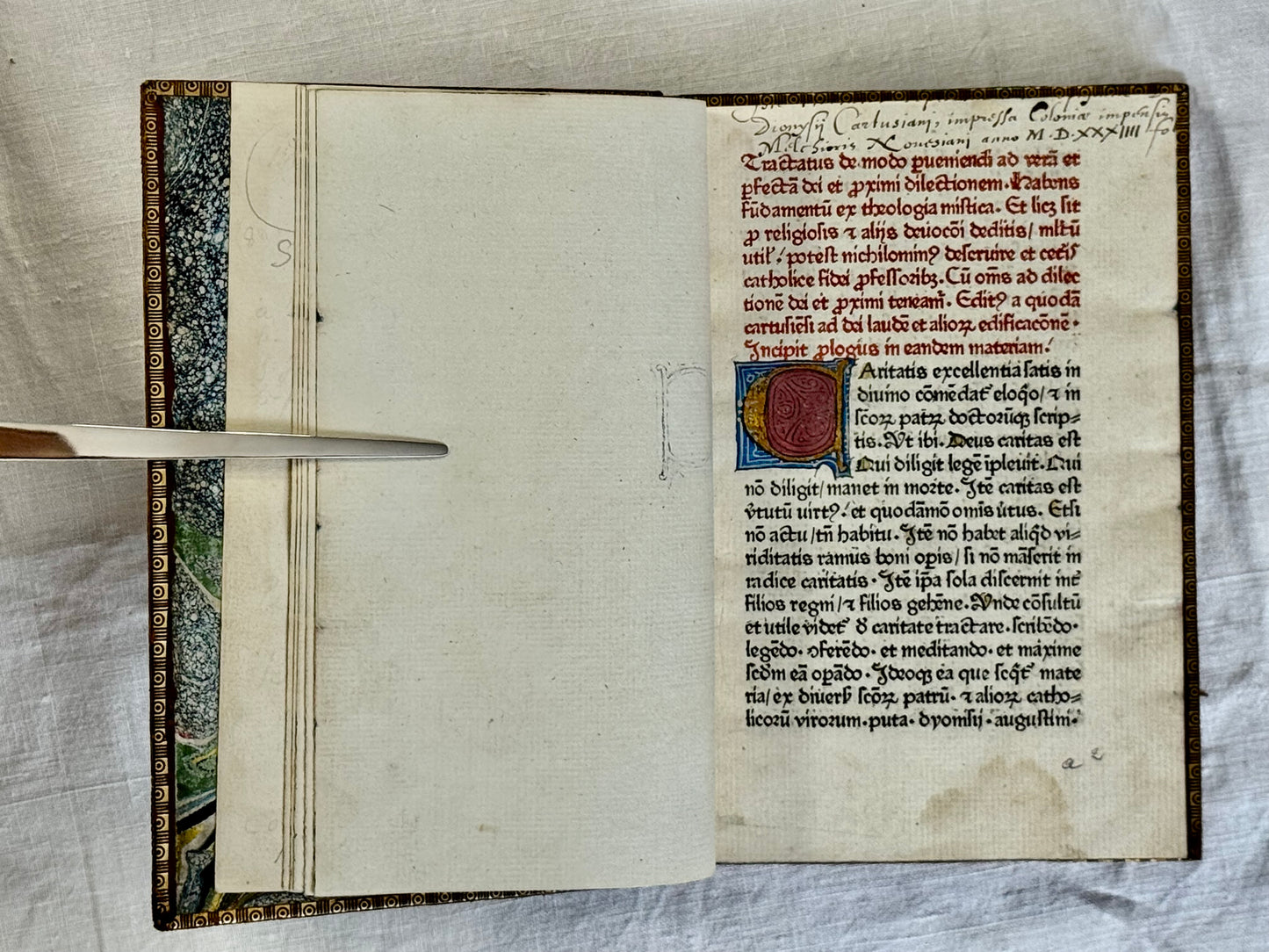 Scarce 1472 Incunable – Likely the first book printed by Michael Wenssler – the second printer in Basel
