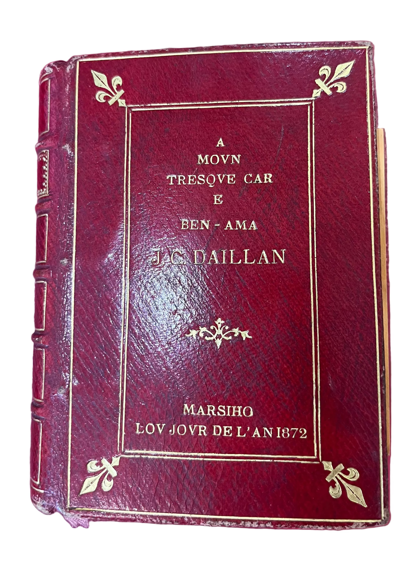 15th Century Book of Hours with three generations of ownership and beautiful 19th Century dedication binding