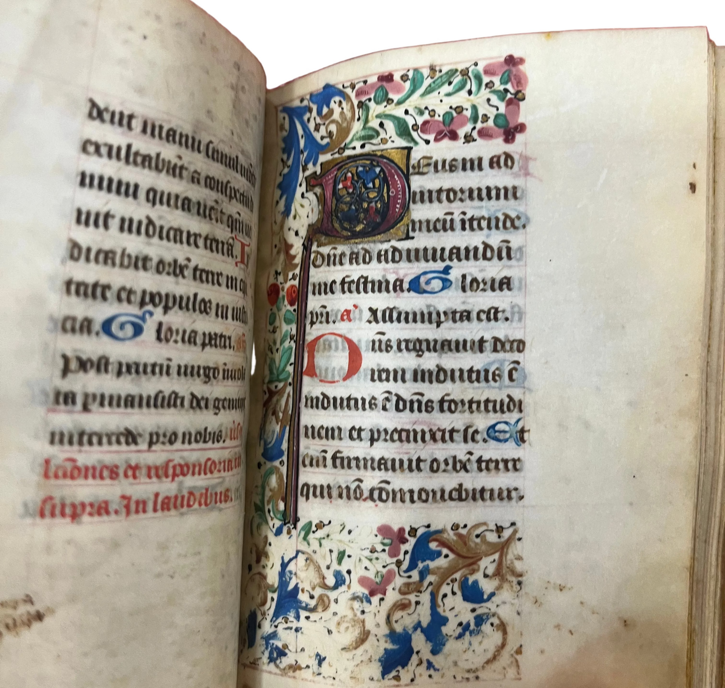 15th Century Book of Hours with three generations of ownership and beautiful 19th Century dedication binding