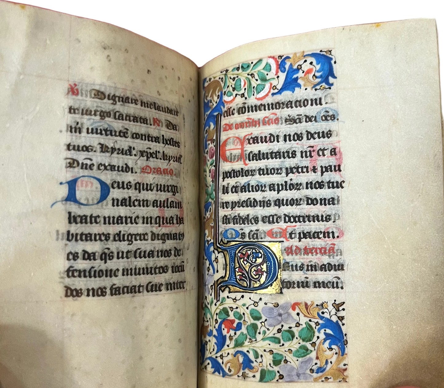 15th Century Book of Hours with three generations of ownership and beautiful 19th Century dedication binding