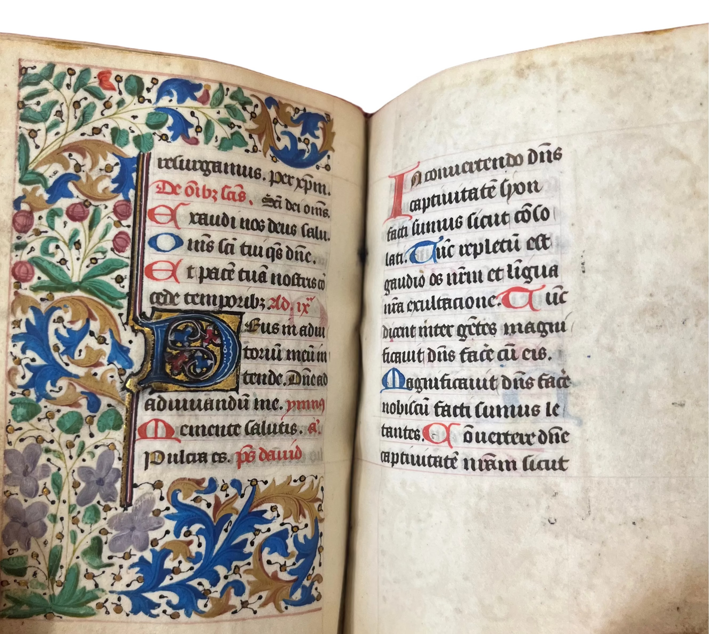 15th Century Book of Hours with three generations of ownership and beautiful 19th Century dedication binding