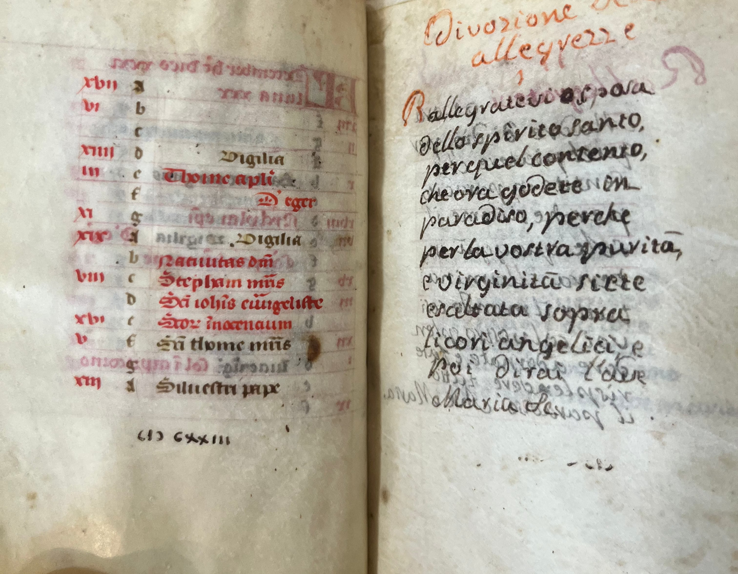 15th Century Book of Hours with three generations of ownership and beautiful 19th Century dedication binding