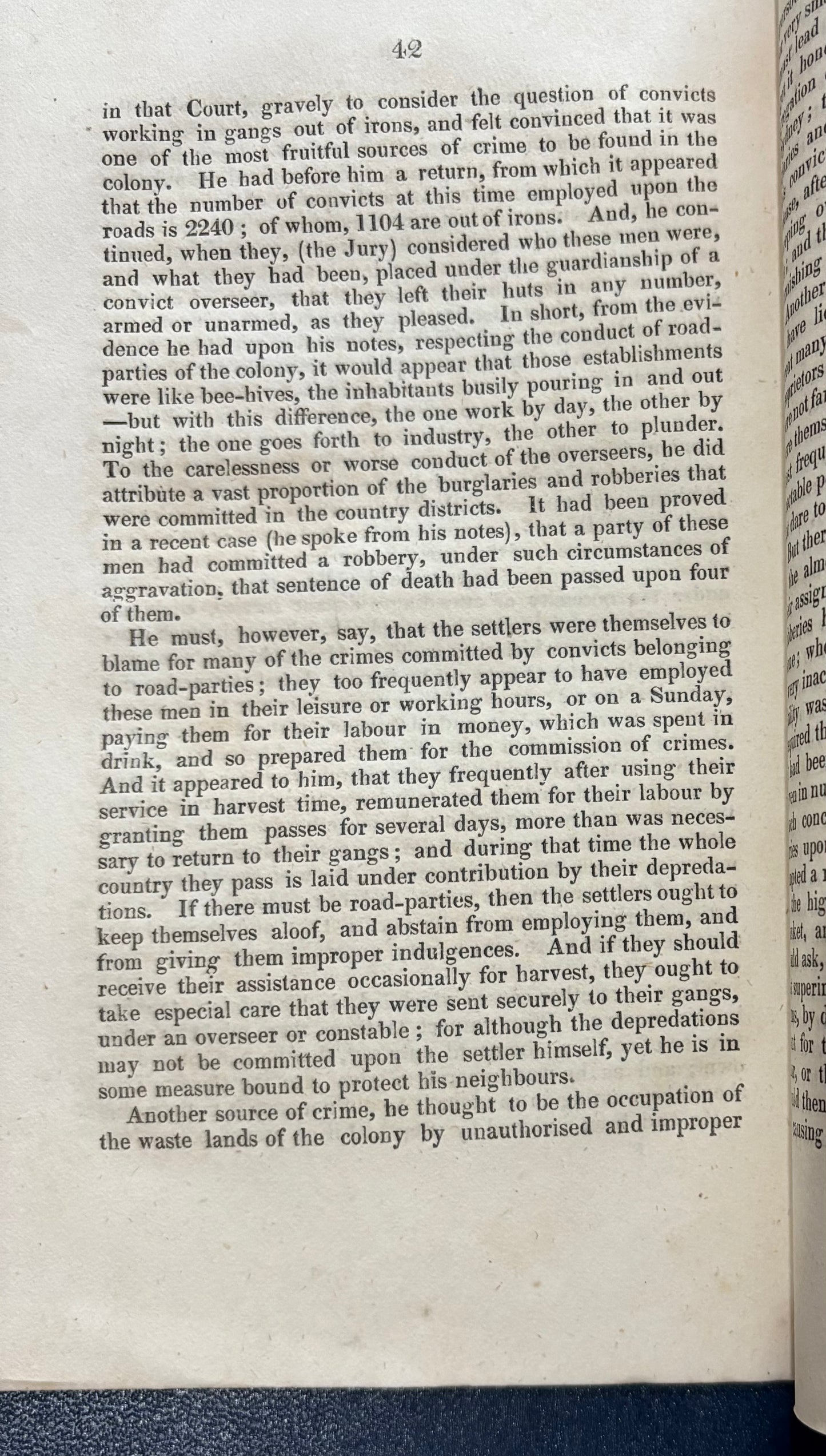 Early Australian Printing - "Exclusives" Anti Bourke reform pamphlet - Support for continued convict transportation - "Report of the proceedings of the general meeting" - Sydney - 1836