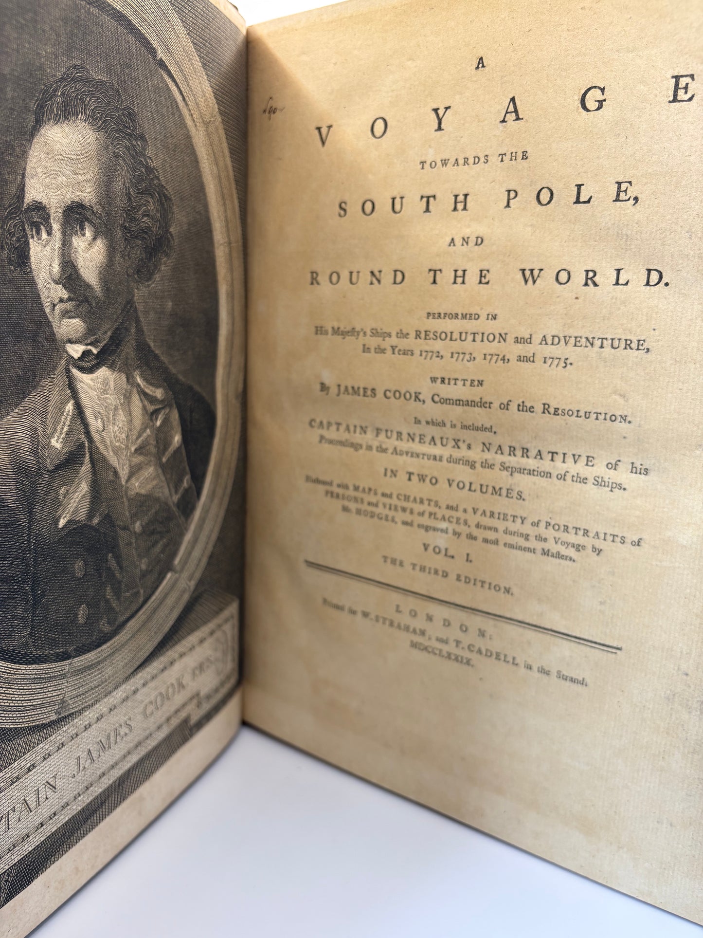 Complete Second Voyage of James Cook - 1779 - With 64/64 plates including large folding map