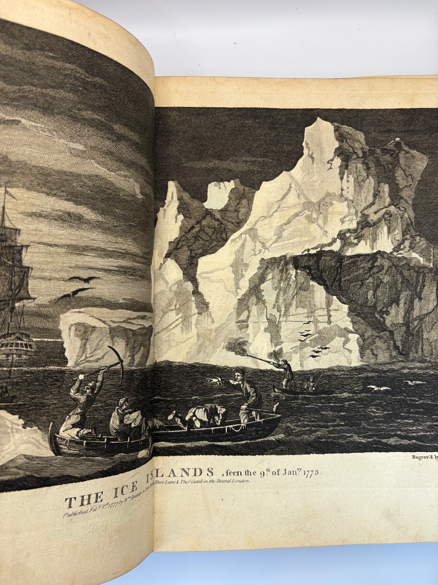 Complete Second Voyage of James Cook - 1779 - With 64/64 plates including large folding map