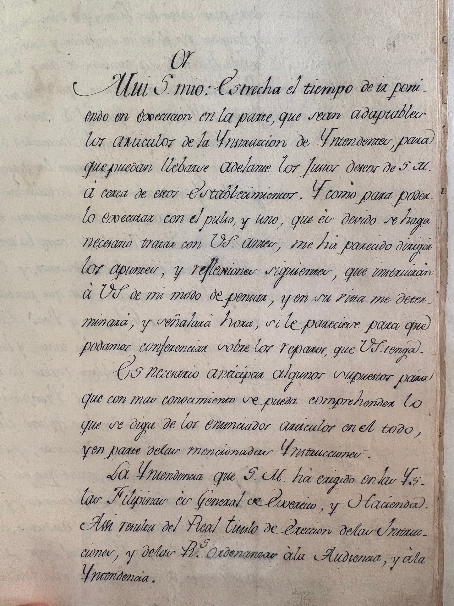 1782 "Real Ordenanza de Intendentes" from the library of a Manila convent. Bound with three Manila manuscripts by González de Carvajal –Intendente de Guerra y Real Hacienda de Filipinas