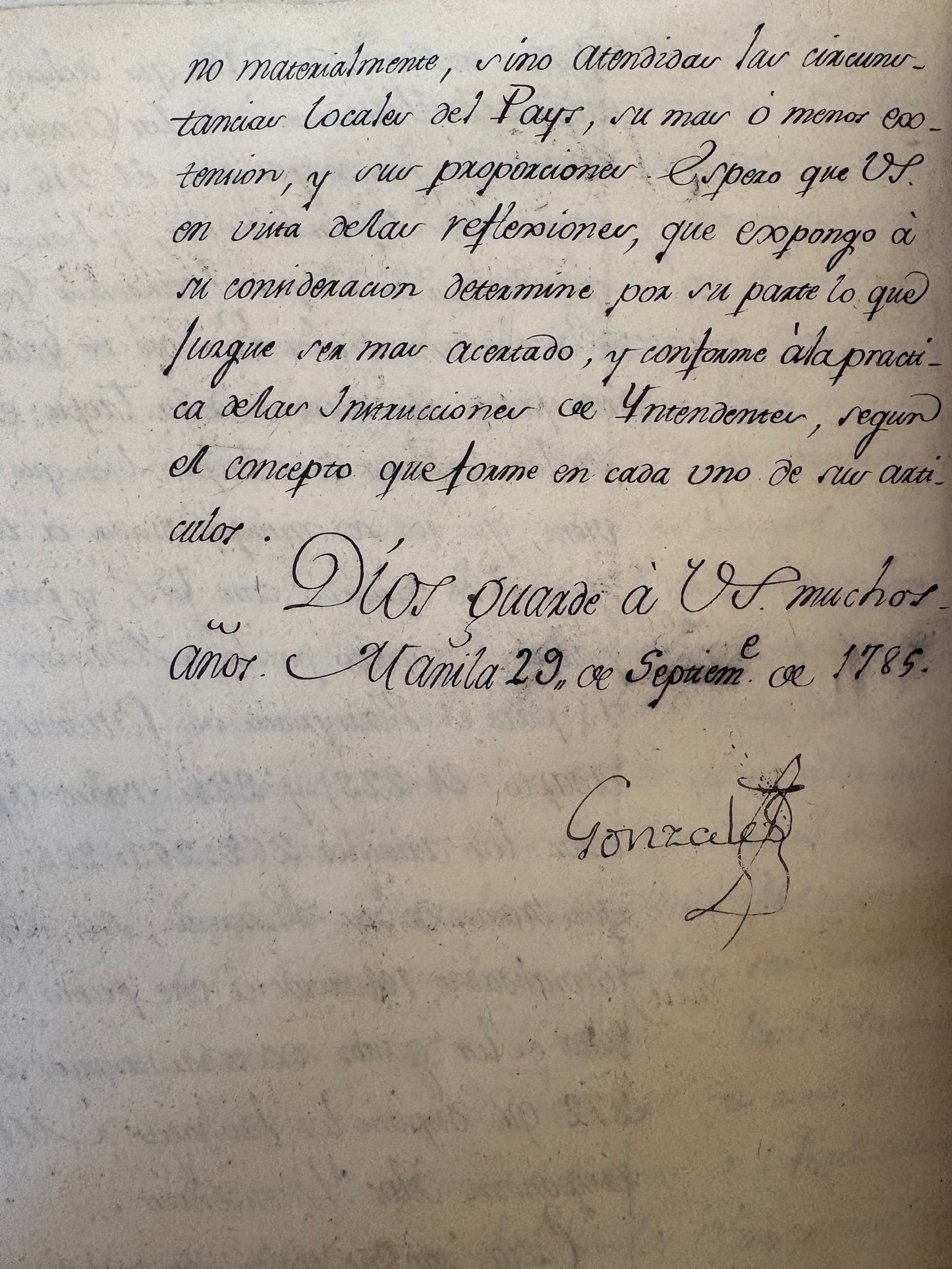 1782 "Real Ordenanza de Intendentes" from the library of a Manila convent. Bound with three Manila manuscripts by González de Carvajal –Intendente de Guerra y Real Hacienda de Filipinas