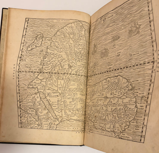 Leo Africanus (al-Hasan ibn Muhammad al-Wazzân)  - "Historiale description de l'Afrique, tierce partie du monde." - Jean Temporal - 1556