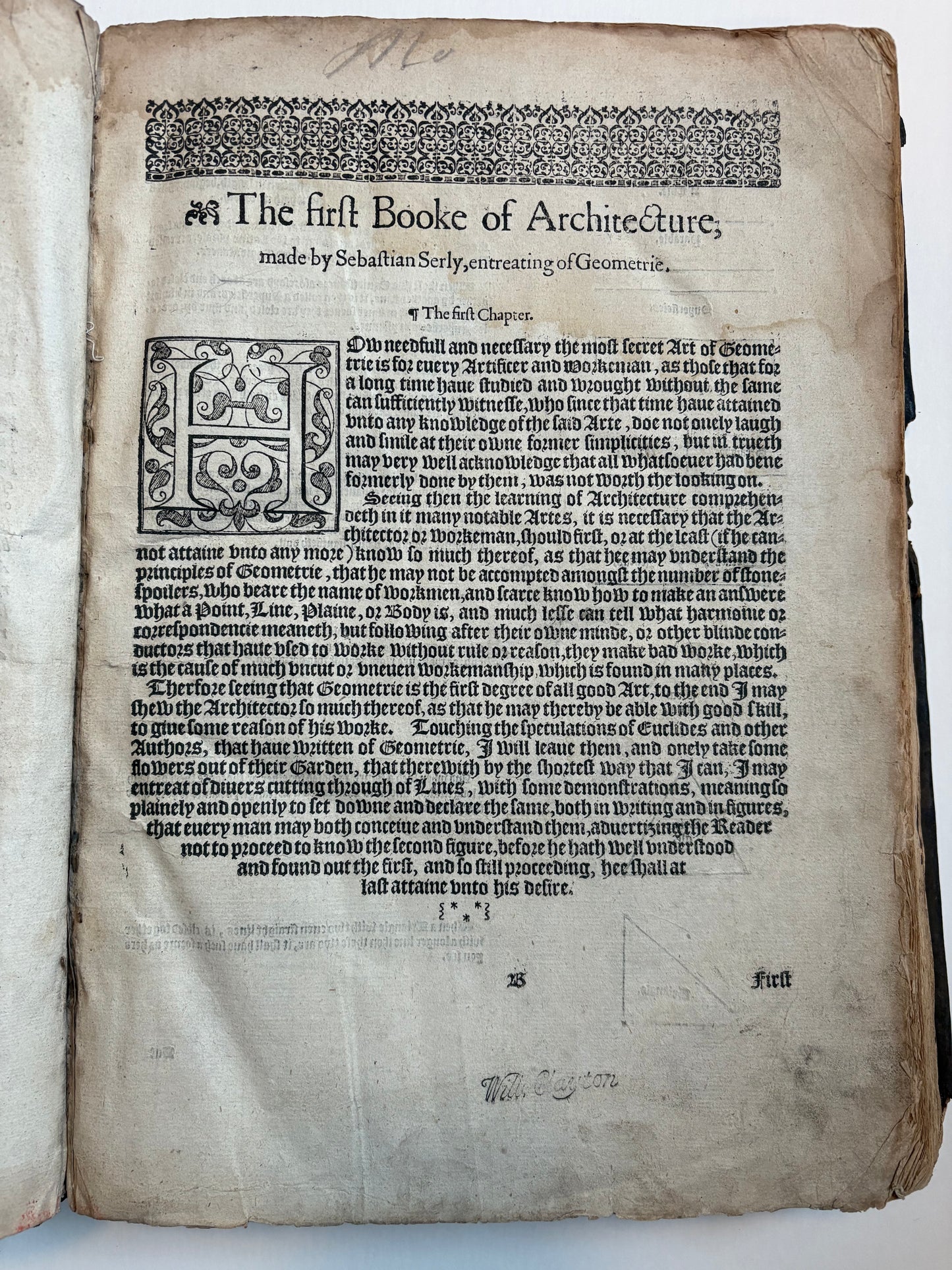 The first [-fifth] Booke of Architecture - Serlio / Robert Peake - London 1611