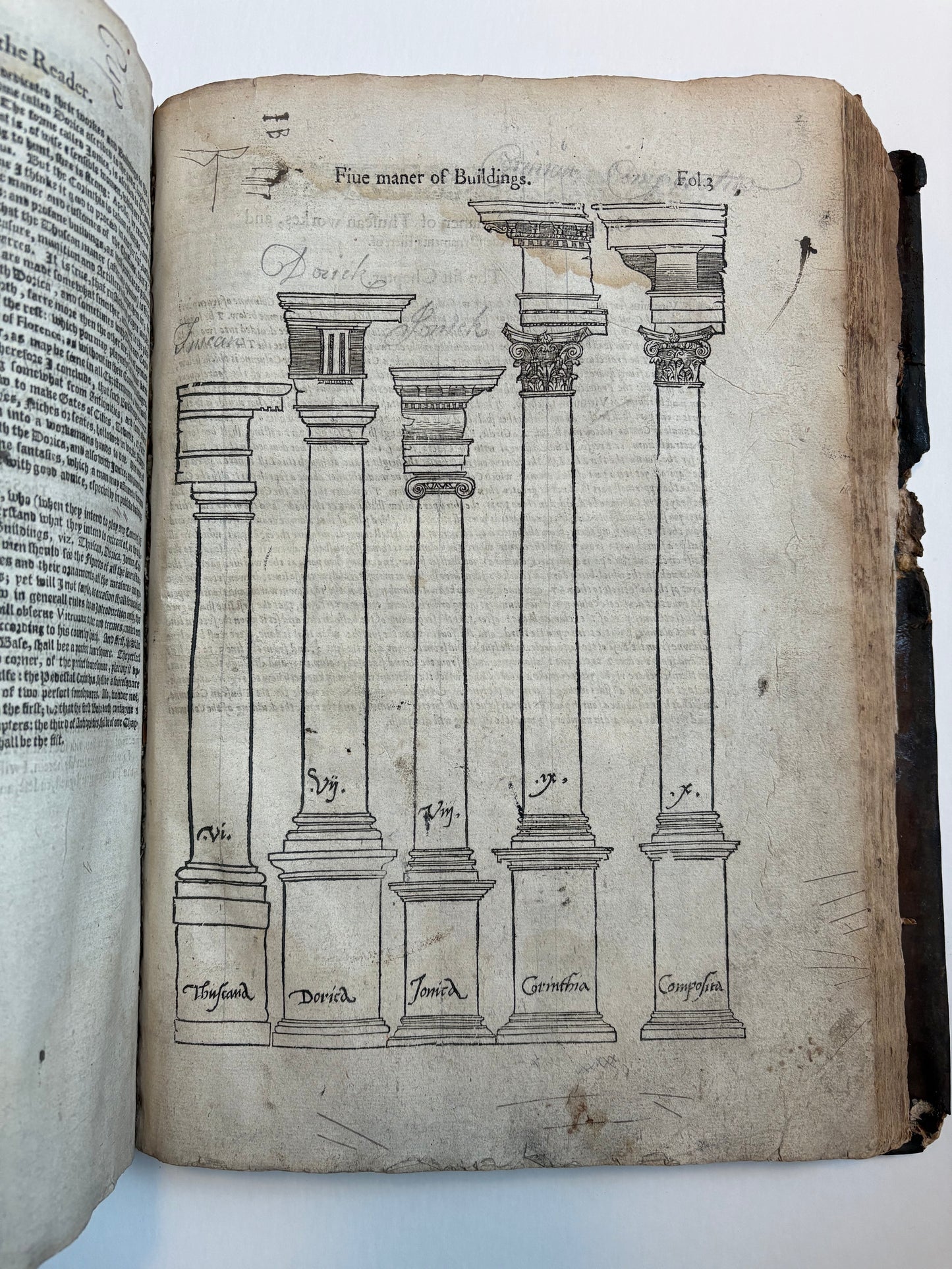 The first [-fifth] Booke of Architecture - Serlio / Robert Peake - London 1611