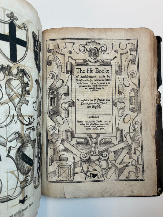The first [-fifth] Booke of Architecture - Serlio / Robert Peake - London 1611