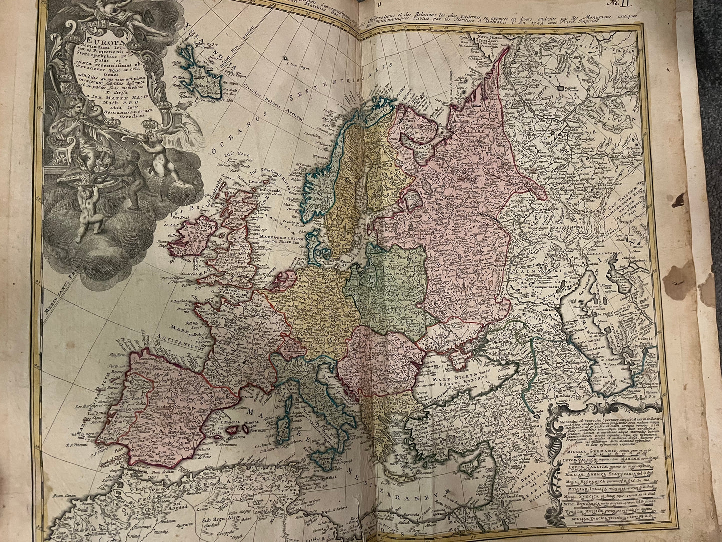 "Atlas Compendiarius" Homann - 1752 - complete 50 (of 50) Maps