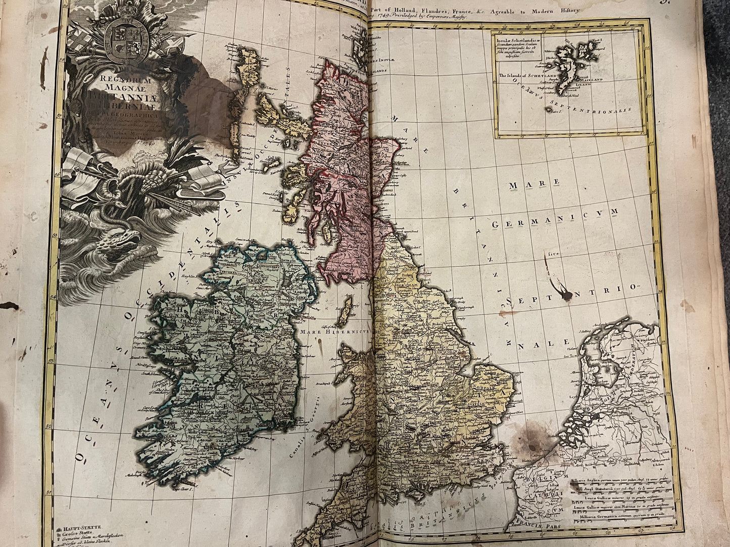 "Atlas Compendiarius" Homann - 1752 - complete 50 (of 50) Maps