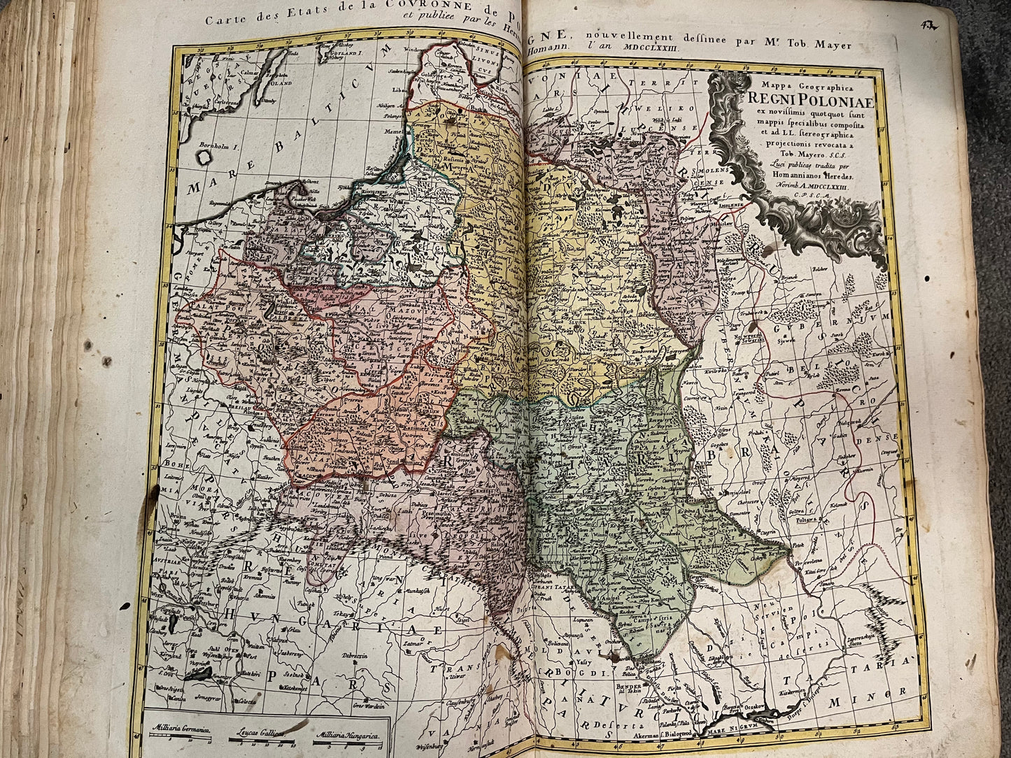 "Atlas Compendiarius" Homann - 1752 - complete 50 (of 50) Maps