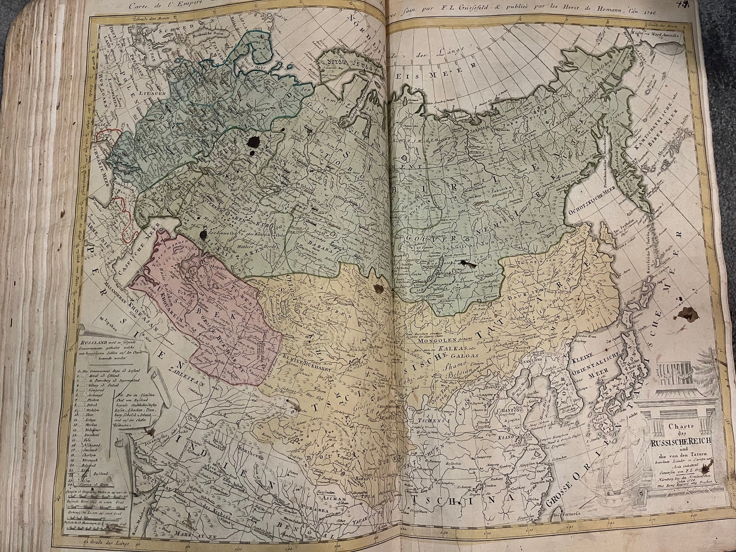 "Atlas Compendiarius" Homann - 1752 - complete 50 (of 50) Maps