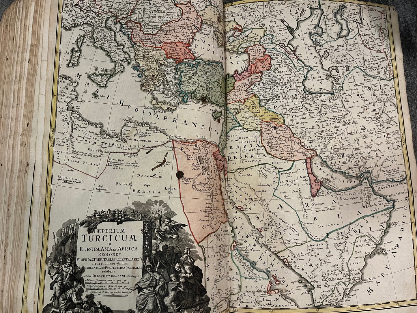 "Atlas Compendiarius" Homann - 1752 - complete 50 (of 50) Maps