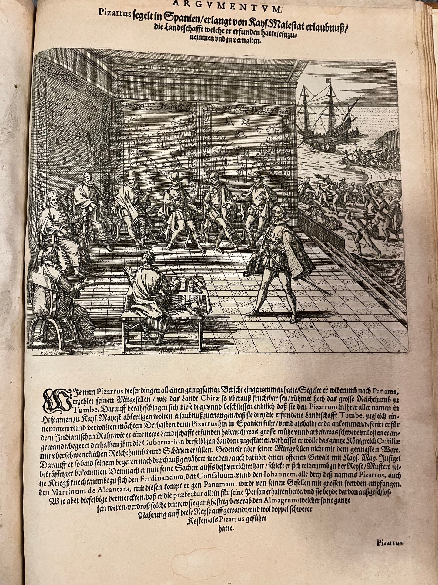 Das sechste Theil Americae - 1597 - 1st German Edition Grands Voyages - Benzoni