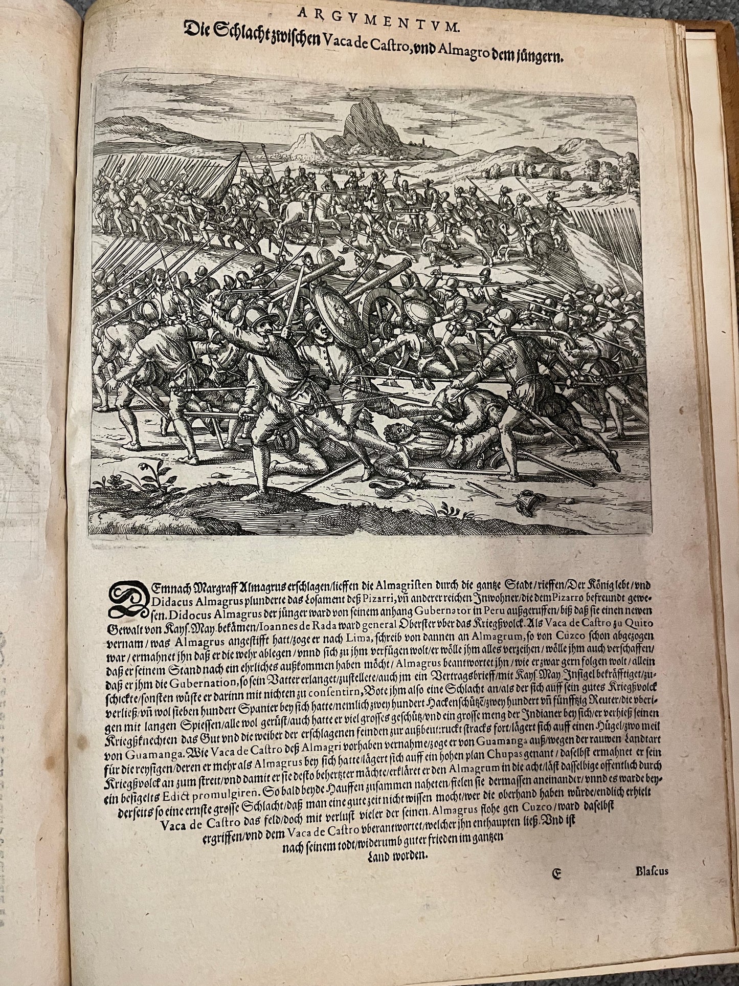 Das sechste Theil Americae - 1597 - 1st German Edition Grands Voyages - Benzoni