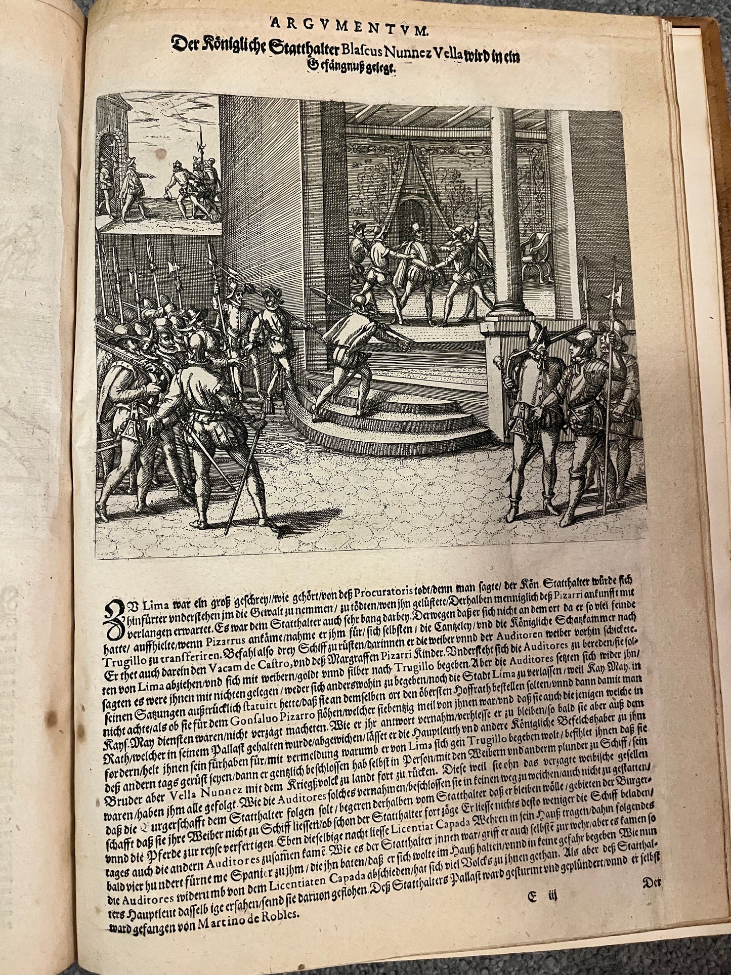 Das sechste Theil Americae - 1597 - 1st German Edition Grands Voyages - Benzoni