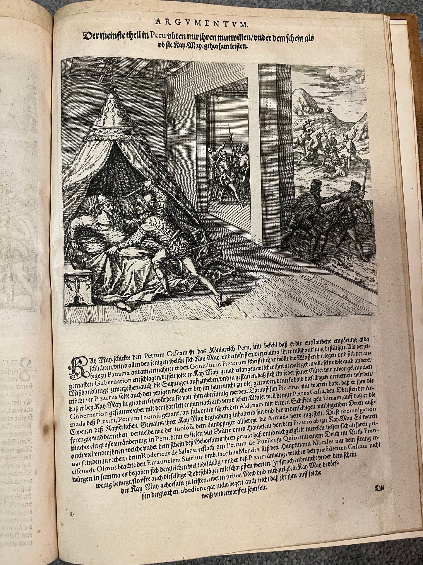 Das sechste Theil Americae - 1597 - 1st German Edition Grands Voyages - Benzoni