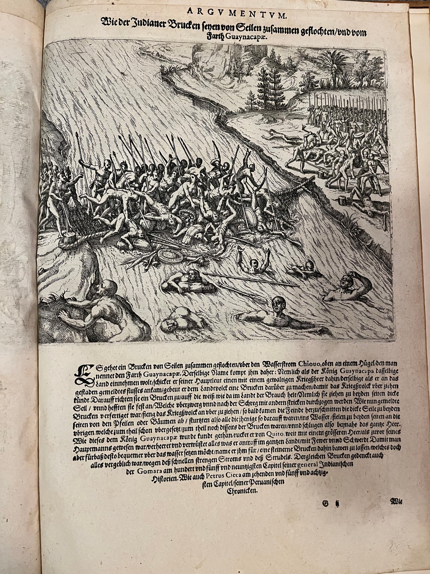 Das sechste Theil Americae - 1597 - 1st German Edition Grands Voyages - Benzoni