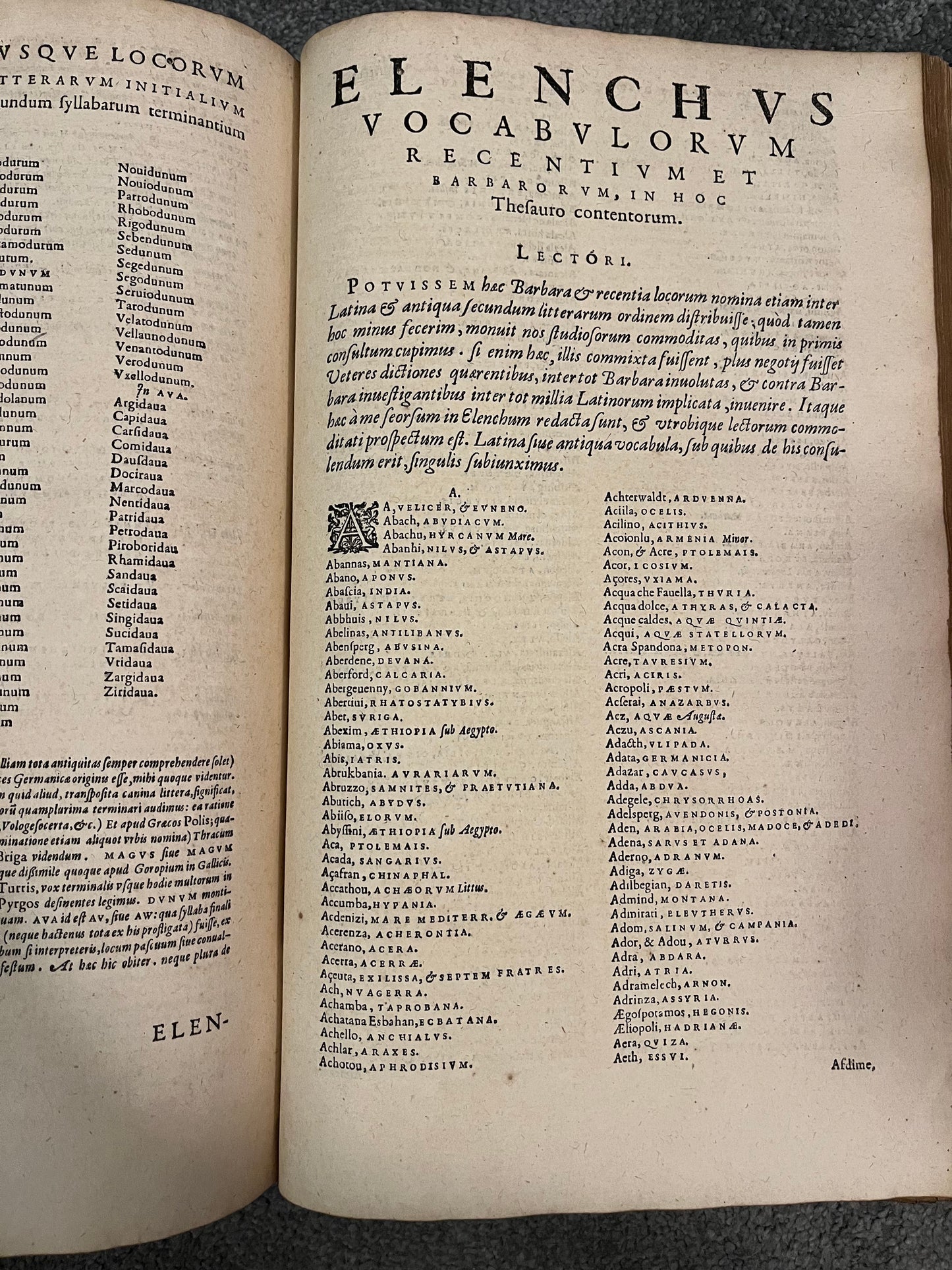 The First recorded suggestion of Continental Drift - Thesaurus Geographicus - 1596 - Ortelius - Plantin