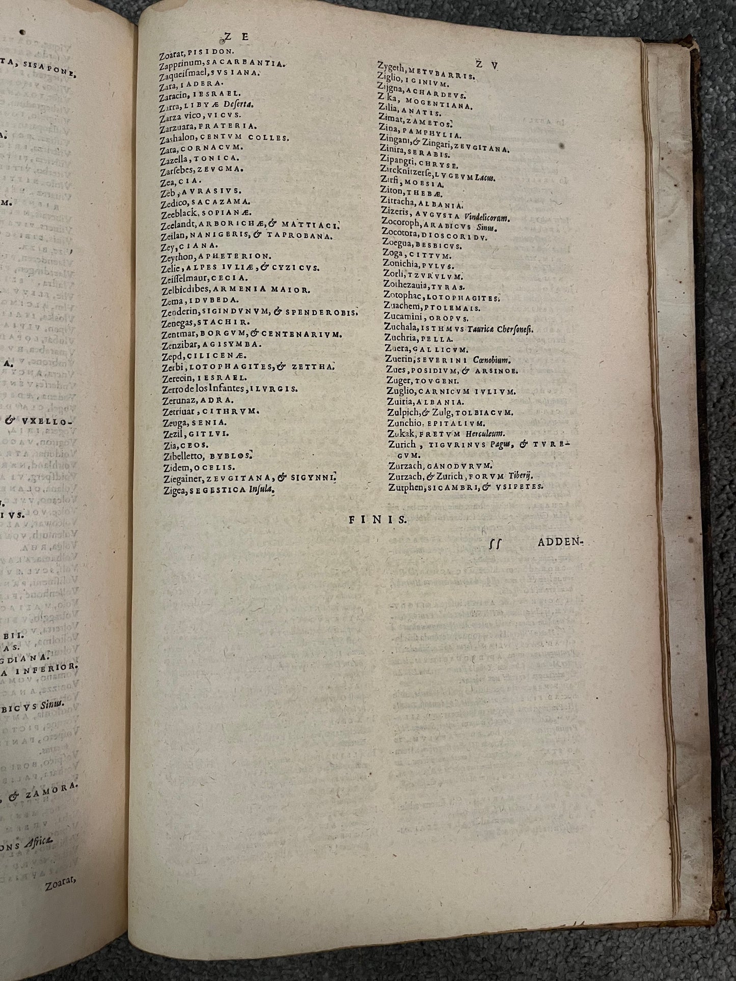 The First recorded suggestion of Continental Drift - Thesaurus Geographicus - 1596 - Ortelius - Plantin