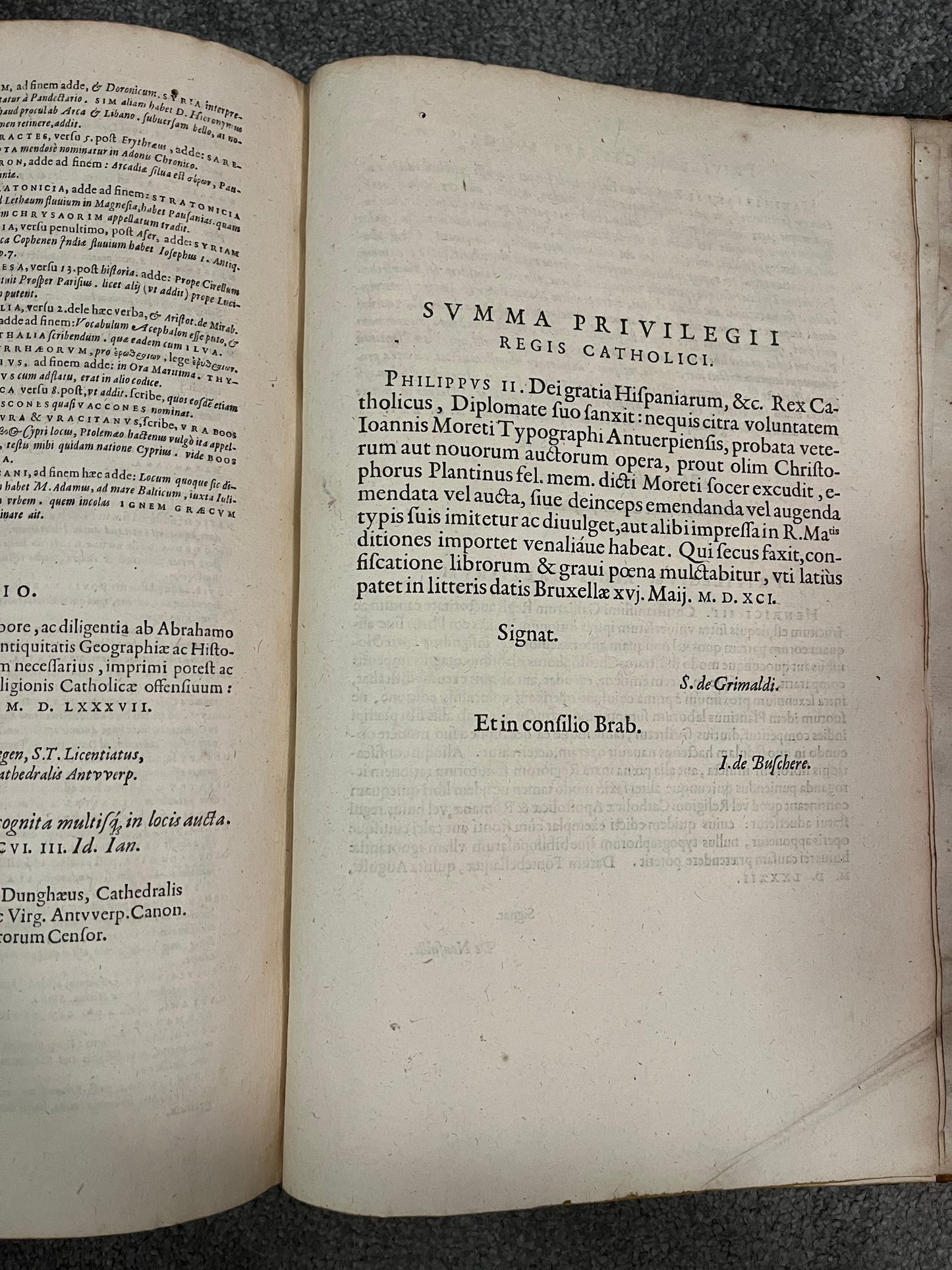 The First recorded suggestion of Continental Drift - Thesaurus Geographicus - 1596 - Ortelius - Plantin