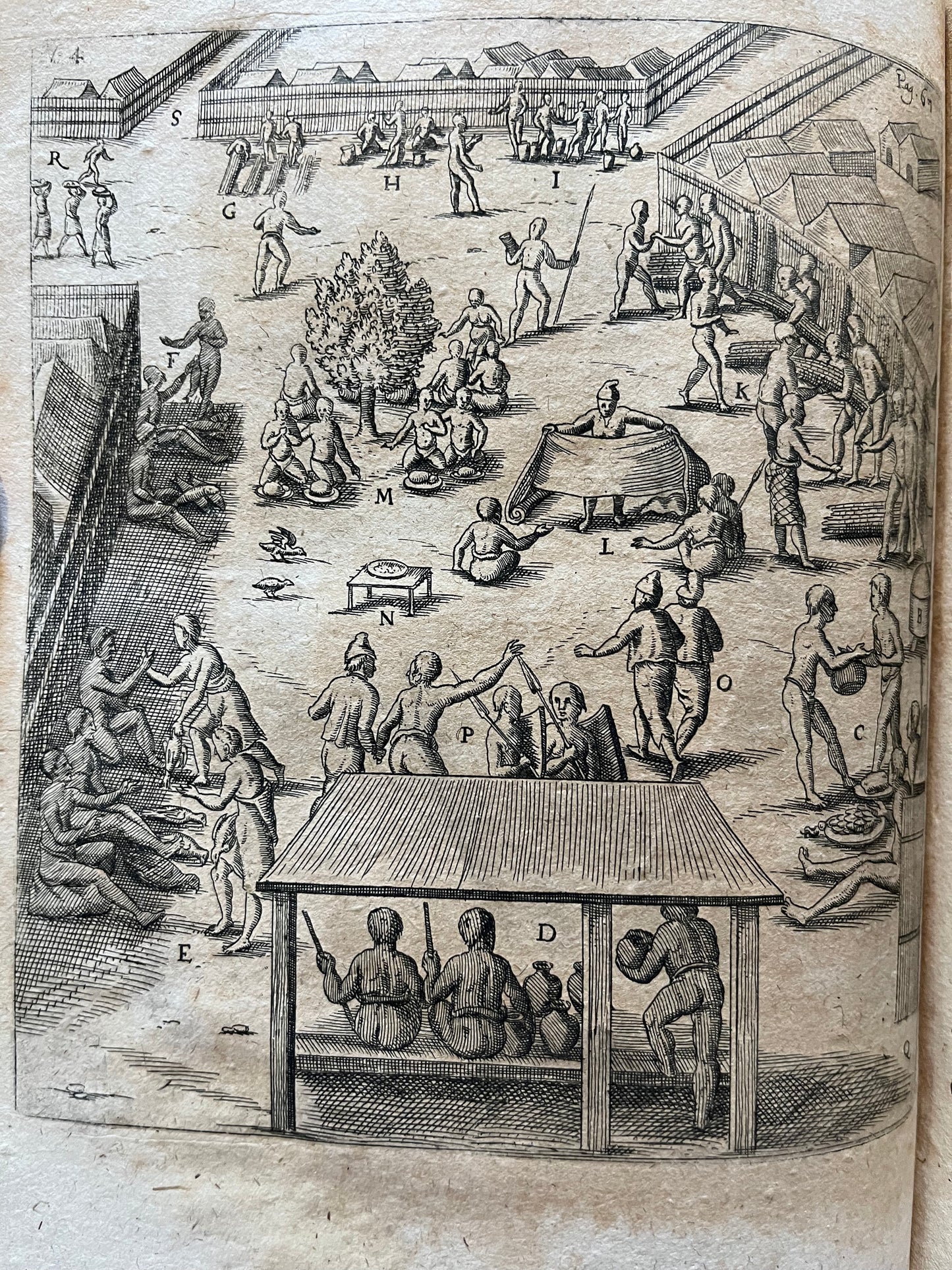 Extremely Rare - West Africa -  "Siebende Schiffahrt. In das goldreiche Königreich Guineam, in Africa gelegen..." - Hulsius - 1624 -  Pieter de Marees