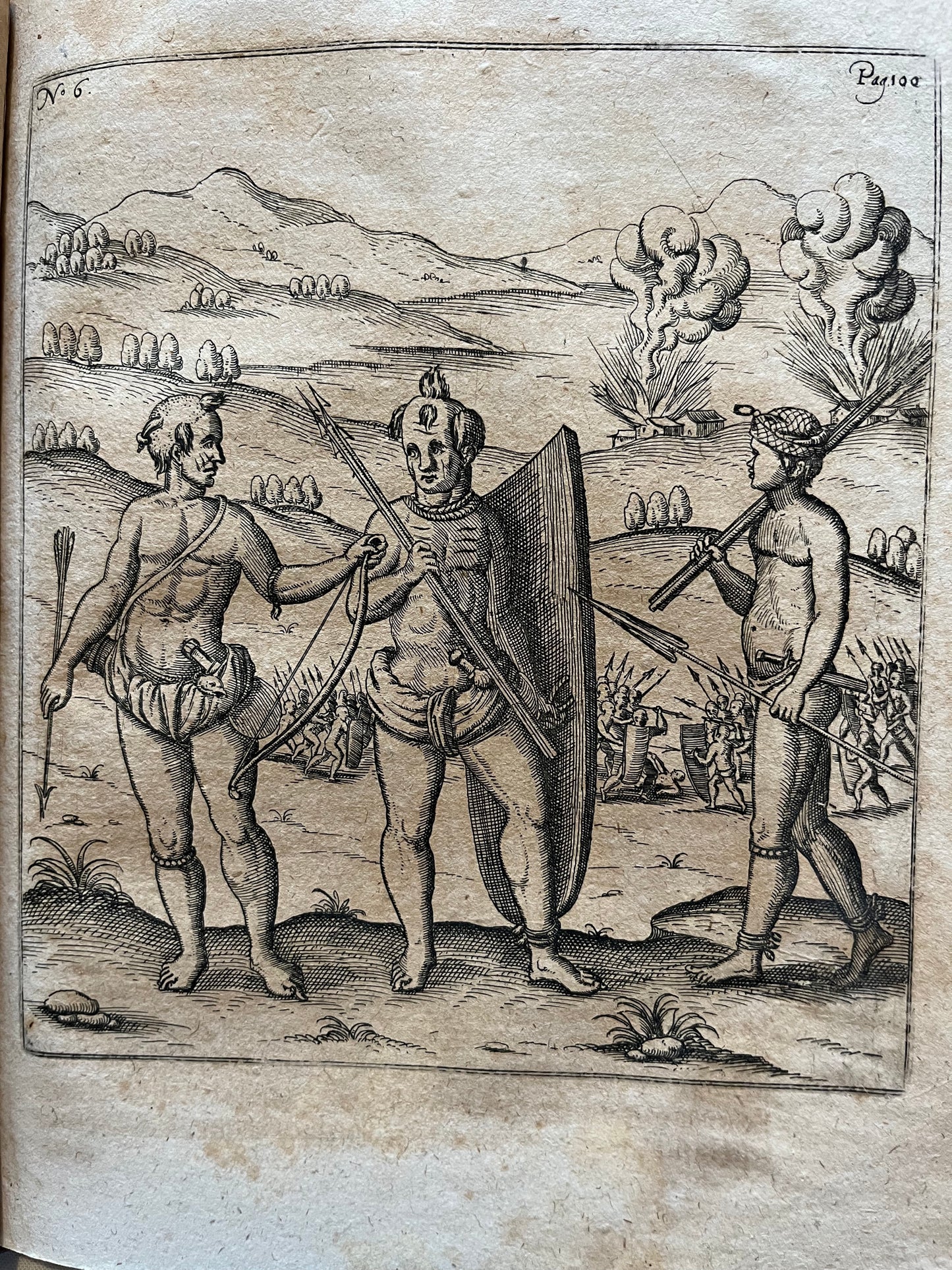 Extremely Rare - West Africa -  "Siebende Schiffahrt. In das goldreiche Königreich Guineam, in Africa gelegen..." - Hulsius - 1624 -  Pieter de Marees