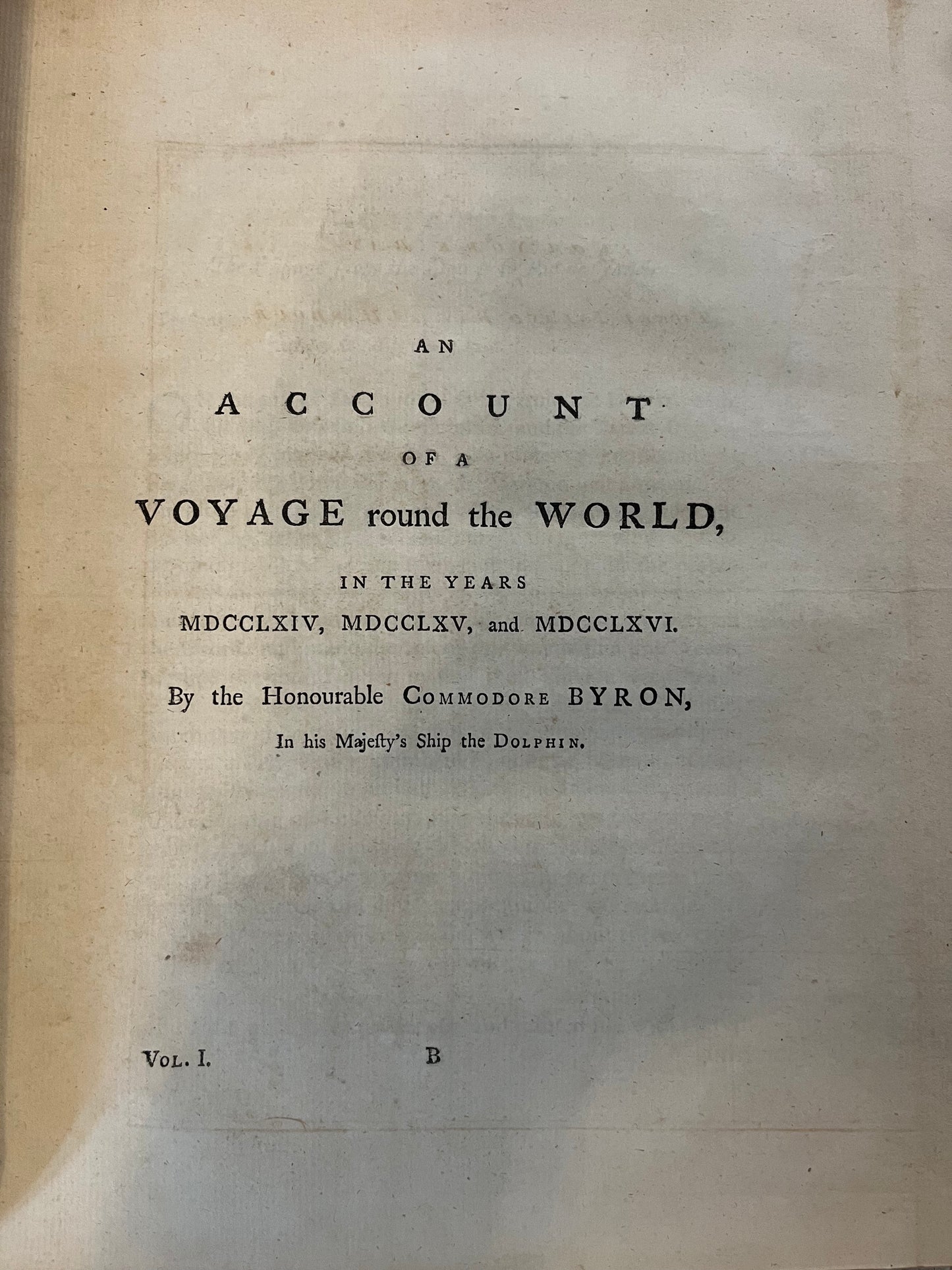 1st Edition of Cook's 1st Voyage - An account of the voyages undertaken by the order of his present Majesty for making discoveries in the Southern Hemisphere - Cook, Carteret, Byron, Wallis - Hawkesworth - 1773