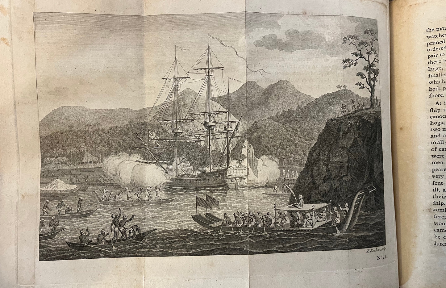 1st Edition of Cook's 1st Voyage - An account of the voyages undertaken by the order of his present Majesty for making discoveries in the Southern Hemisphere - Cook, Carteret, Byron, Wallis - Hawkesworth - 1773