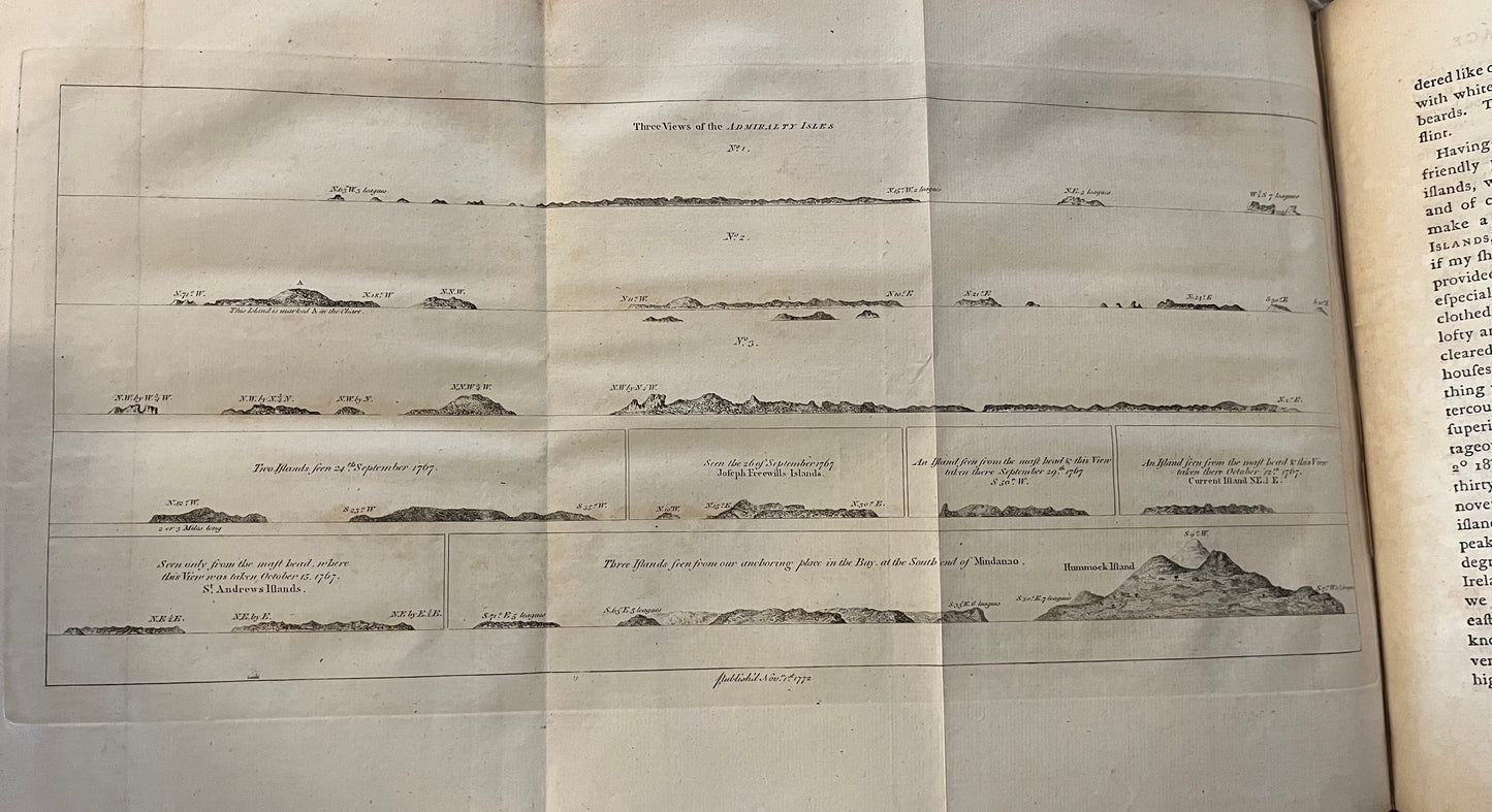 1st Edition of Cook's 1st Voyage - An account of the voyages undertaken by the order of his present Majesty for making discoveries in the Southern Hemisphere - Cook, Carteret, Byron, Wallis - Hawkesworth - 1773