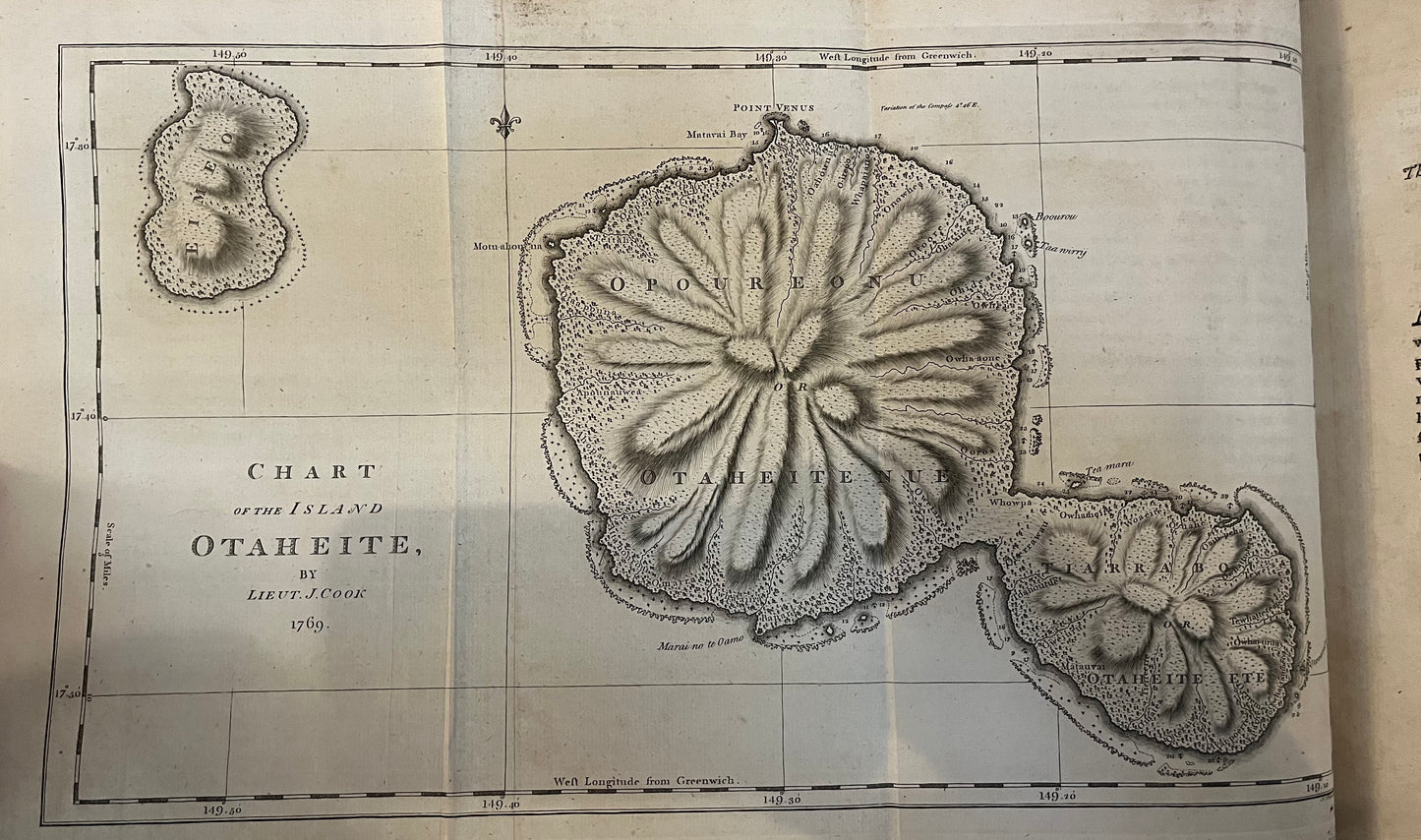 1st Edition of Cook's 1st Voyage - An account of the voyages undertaken by the order of his present Majesty for making discoveries in the Southern Hemisphere - Cook, Carteret, Byron, Wallis - Hawkesworth - 1773